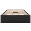 vidaXL Otomanski posteljni okvir brez vzmetnice črn 90x190 cm