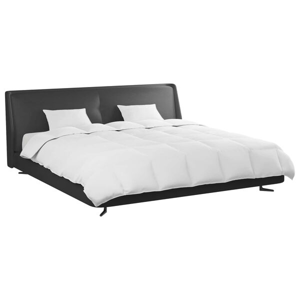 vidaXL Komplet odej z blazino 3 pcs Bela Perje