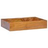 vidaXL Umivalnik iz trdne tikovine 50x35x10 cm