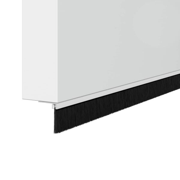 vidaXL Skrbniki za vrata z vijaki 12 pcs Bela 100 cm