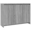 vidaXL Komoda siva sonoma 102x33x75 cm iverna plo&scaron;ča