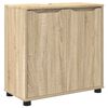 vidaXL Kabinet za umivalnik v kopalnici Sonoma hrast 60 x 30 x 60 cm