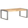 vidaXL Klubska mizica 110x60x40 cm robusten mangov les