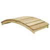 vidaXL Vrtni most 170x74 cm impregnirana borovina
