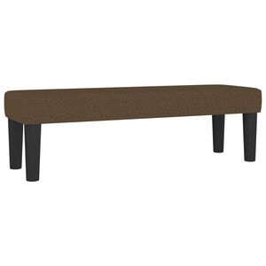 vidaXL Klop temno rjava 100x30x30 cm blago