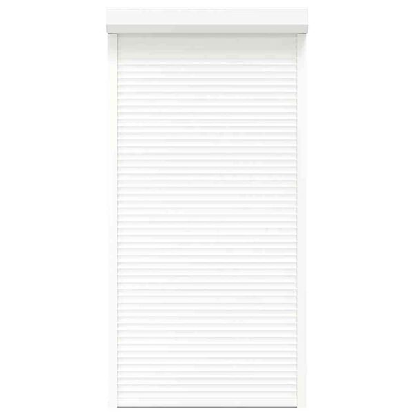 vidaXL Rolete iz aluminija 110x220 cm bele