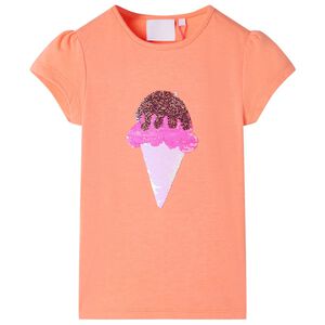 vidaXL Otro&scaron;ka majica neon oranžna 104