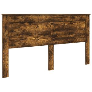 vidaXL Vzglavje z vzglavjem Dimljeni oreh 200 cm Konstruiran les