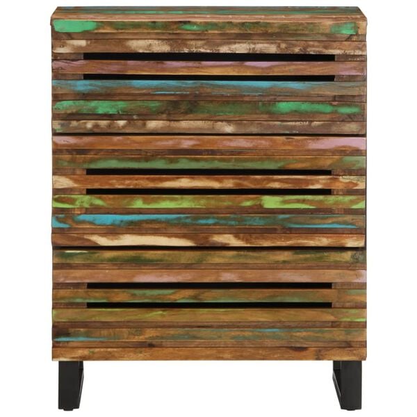 vidaXL Komoda 2 kosa 60x34x75 cm trden akacijev les