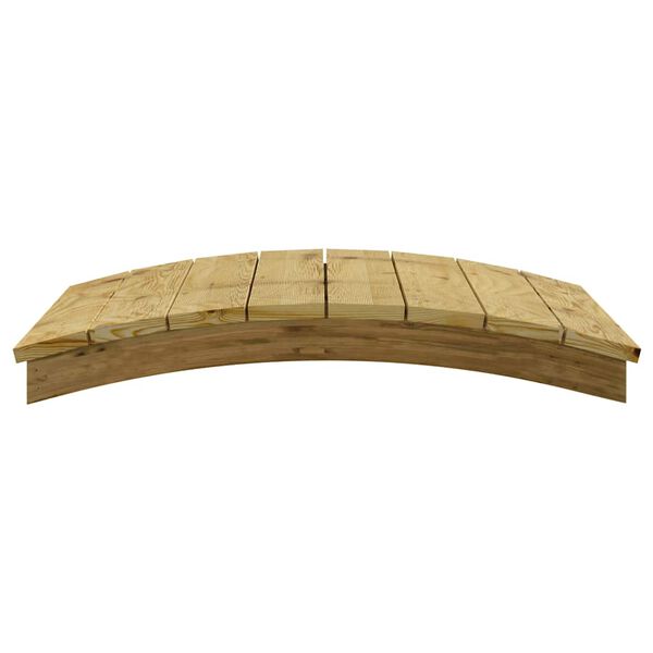 vidaXL Vrtni most 110x74 cm iz impregnirane trdne borovine