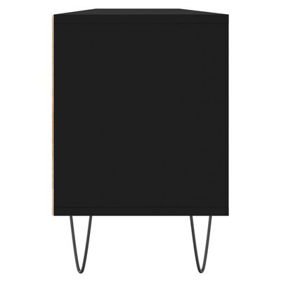 vidaXL TV omarica črna 150x30x44,5 cm inženirski les
