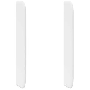 vidaXL U&scaron;esni vzglavnik Bela PVC