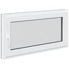 vidaXL Okno za klet RISOR 110 x 50 cm PVC in steklo Antracit