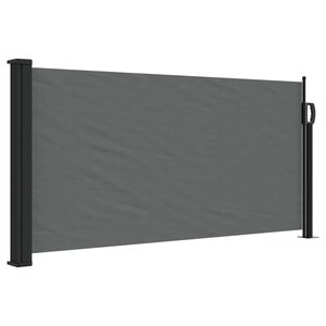 vidaXL Zložljiva stranska tenda antracitna 100x500 cm