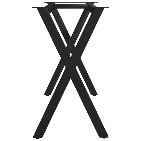 vidaXL Noge za jedilno mizo X okvir 120x50x72 cm
