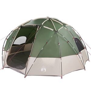 vidaXL &Scaron;otor z dome s streho Zelena 475 x 475 x 235 cm tafeta