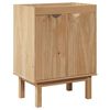 vidaXL Kopalni&scaron;ka omarica za umivalnik OTTA 59x40x80 cm trdna borovina