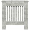 vidaXL Pokrov radiatorja Betonsko siva 78 x 19 x 81,5 cm