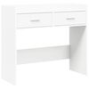 vidaXL Konzolna miza Bela 90 x 35 x 80 cm Inženirski les
