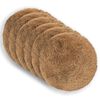 vidaXL Prevleka za blazino 6 pcs HEERLEN Taupe &Oslash; 40 cm PV flis