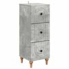 vidaXL Predalna omara Betonsko siva 33 x 34,5 x 90 cm Inženirski les