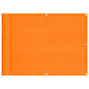 vidaXL Balkonska pregrada oranžna 75x700 cm 100 % poliester oxford