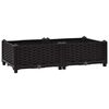 vidaXL Visoka greda 80x40x23 cm polipropilen