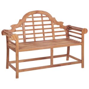 vidaXL Vrtna klop 127x58,5x92,5 cm trdna tikovina