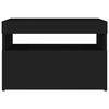 vidaXL TV omarica z LED lučkami črna 60x35x40 cm