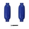 vidaXL Odbijač za čoln 2 kosa modre barve 69x21,5 cm PVC