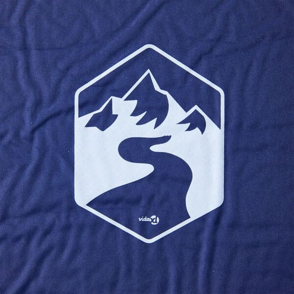 vidaXL Samonapihljivo ležišče za kampiranje z blazino 1 osebo modro