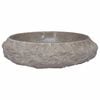 vidaXL Umivalnik siv &Oslash;40x12 cm marmor