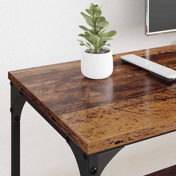 vidaXL TV omarica Star les 201 x 35 x 45 cm Inženirski les in železo