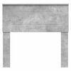 vidaXL Vzglavje Betonsko siva 90 cm Konstruiran les