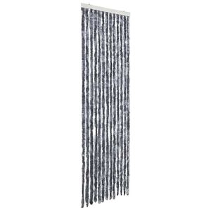 vidaXL Zavesa proti mrčesu srebrna 56x200 cm &scaron;enilja