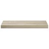 vidaXL Stenska polica barva hrasta 60x23,5x3,8 cm MDF