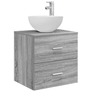 vidaXL Svetilka s pritrditvijo na steno Siva Sonoma 49,5 x 35 x 63 cm