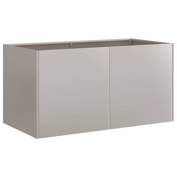 vidaXL Planter Rusty 80x40x40 cm Vremensko odporno jeklo