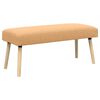 vidaXL klop Enobarvno Bež 110 x 40 x 46 cm Boucl&eacute;