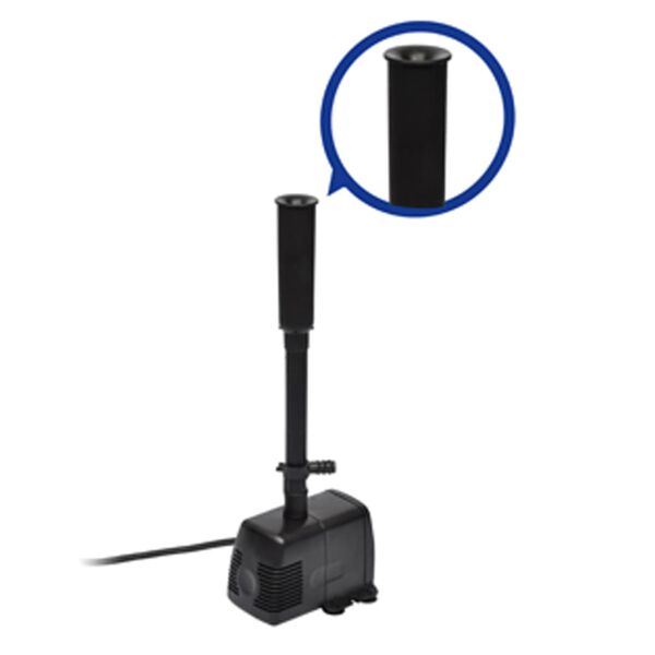 Črpalka za Ribnik 3 Nastavki za Vodomete 1000 l / h