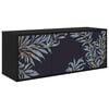 vidaXL Stenska TV omarica DOKKUM 102 x 33 x 40 cm Črni hrast