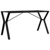 vidaXL Noge za jedilno mizo Y-okvir 140x60x73 cm jeklo