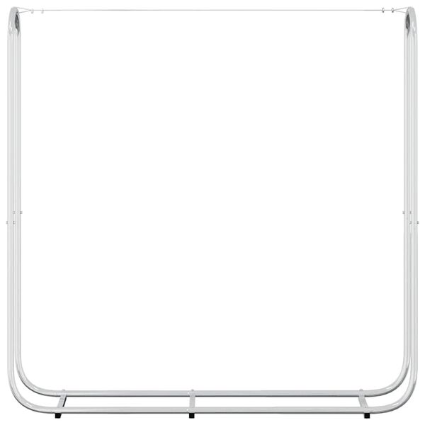 vidaXL Stojalo za drva 150x25x150 cm Pocinkano jeklo