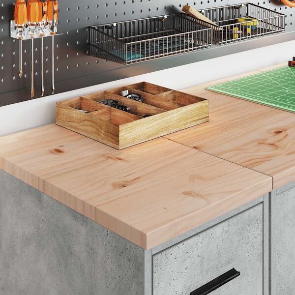 vidaXL Garažna omara za shranjevanje 30x51x85 cm trdna borovina