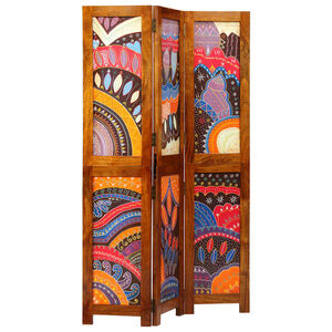 vidaXL Pregrada Medeno rjava 105 x 1,5 x 160 cm Masiven les akacije