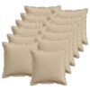 vidaXL Prevleka za blazino 12 kos HOUTEN Taupe 40 x 40 cm korduroy