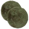vidaXL Prevleka za blazino 2 pcs HEERLEN Zelena &Oslash; 40 cm PV flis