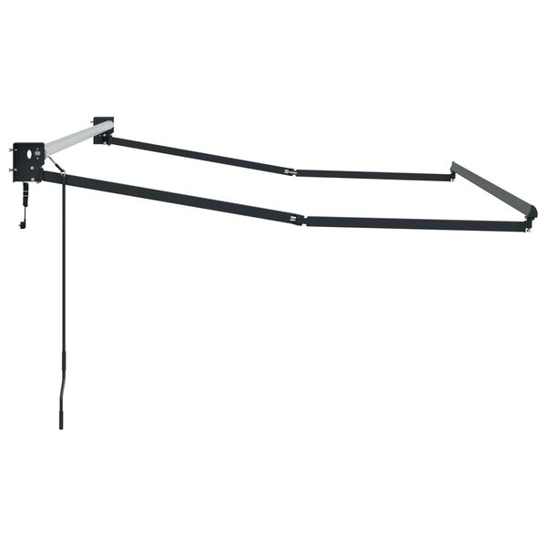 vidaXL Električni zložljivi okvir tende Antracit 3,5 x 2 m Aluminij