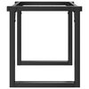 vidaXL Noge za klubsko mizico O-okvir 80x40x43 cm jeklo
