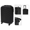 Kovček ProWorld Diamond Design 28 L črne barve